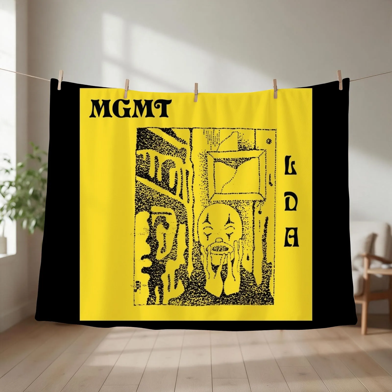 Little dark age Throw Blanket couch cozy soft plush fuzzy picnic outdoor blanket