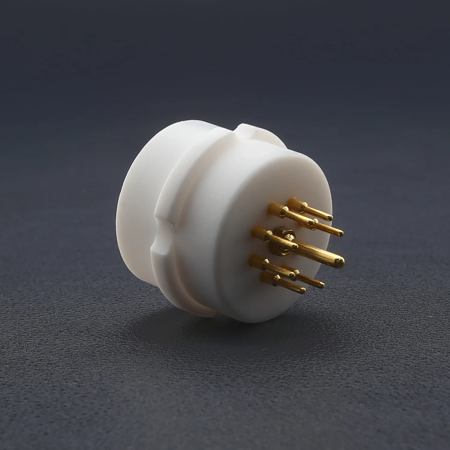 Ptfe Tube - 真空管ソケット、PTFEベース、24K金メッキ、9ピン、HiFiオーディオアンプ用、12AX7、ECC82。