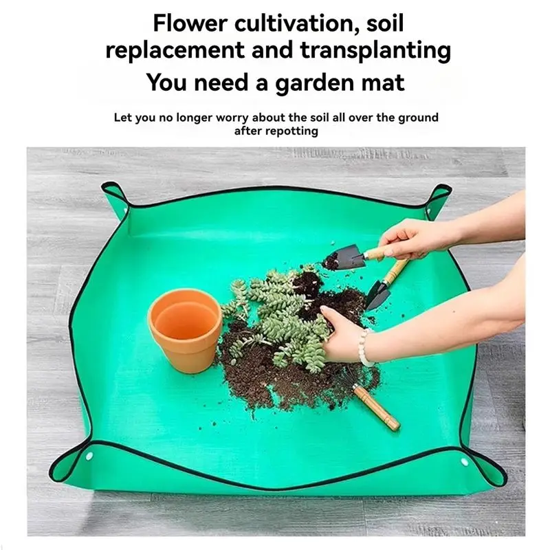 PZHI 2pcs Gardening Mats Waterproof Gardening Mats Gardening Soil Changing Mats Plant Repotting Mats Home Gardening Mats