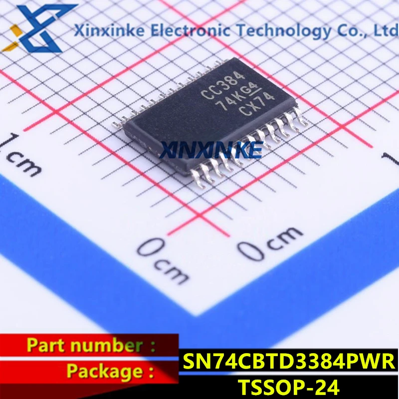 SN74CBTD3384PWR TSSOP-24 CC384 Digital Bus Switch ICs 10bit FET with/Level Shift Brand New Original