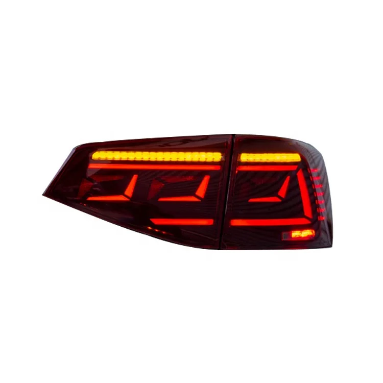 HCmotion Factory Animation DRL Sagitar Vento Back Rear Lamp 2015 2016 2017 2018 LED Taillights For VW Jetta MK6