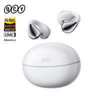 QCY Crossky C30S Open Ear Clip-On Earbuds Hi-Res with LDAC Wireless Headphones 40H Playtime Bluetooth 6.0 HD OWS Sport Earphones