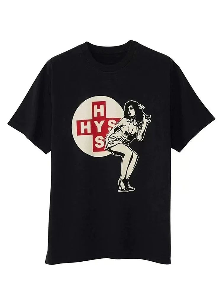Hysteric Glamour Hysterical Vintage Curly Female Print Short Sleeve Tee