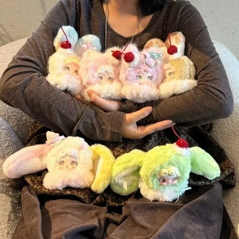 

New Genuine Lucky Deer Nai Goodnight Bunny Series V3 Plush Blind Box Flowing Sand Eyestrendy Toy Display Hanging Decoratio Gifts