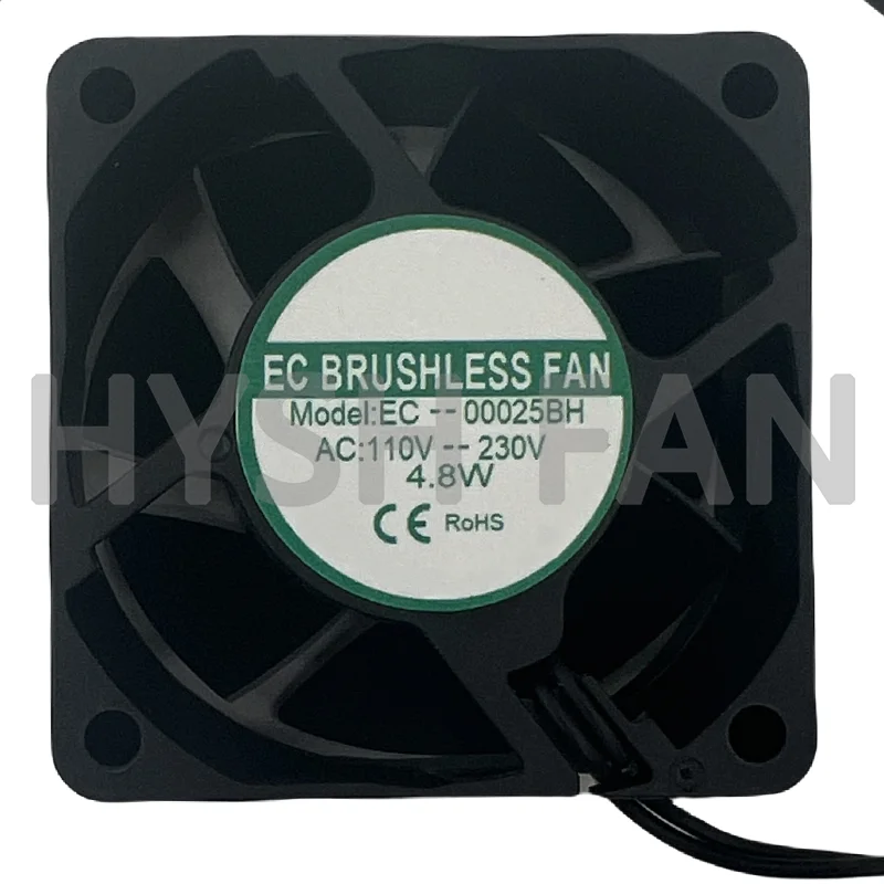 Ac fan EC-00025BH 6025、6cm、110-230v、4.8w