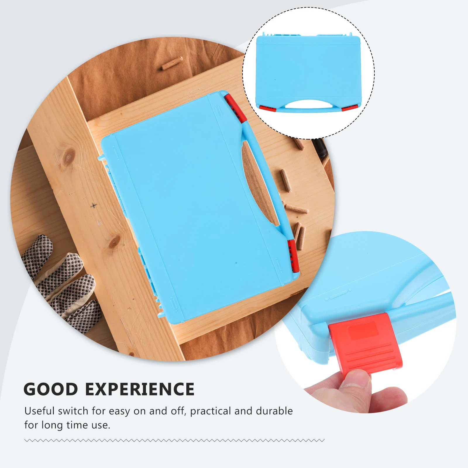 Tool Storage Box Organizer Maintenance Case Essential Container Hardshell Suitcase Small Tools Safety Vehicle