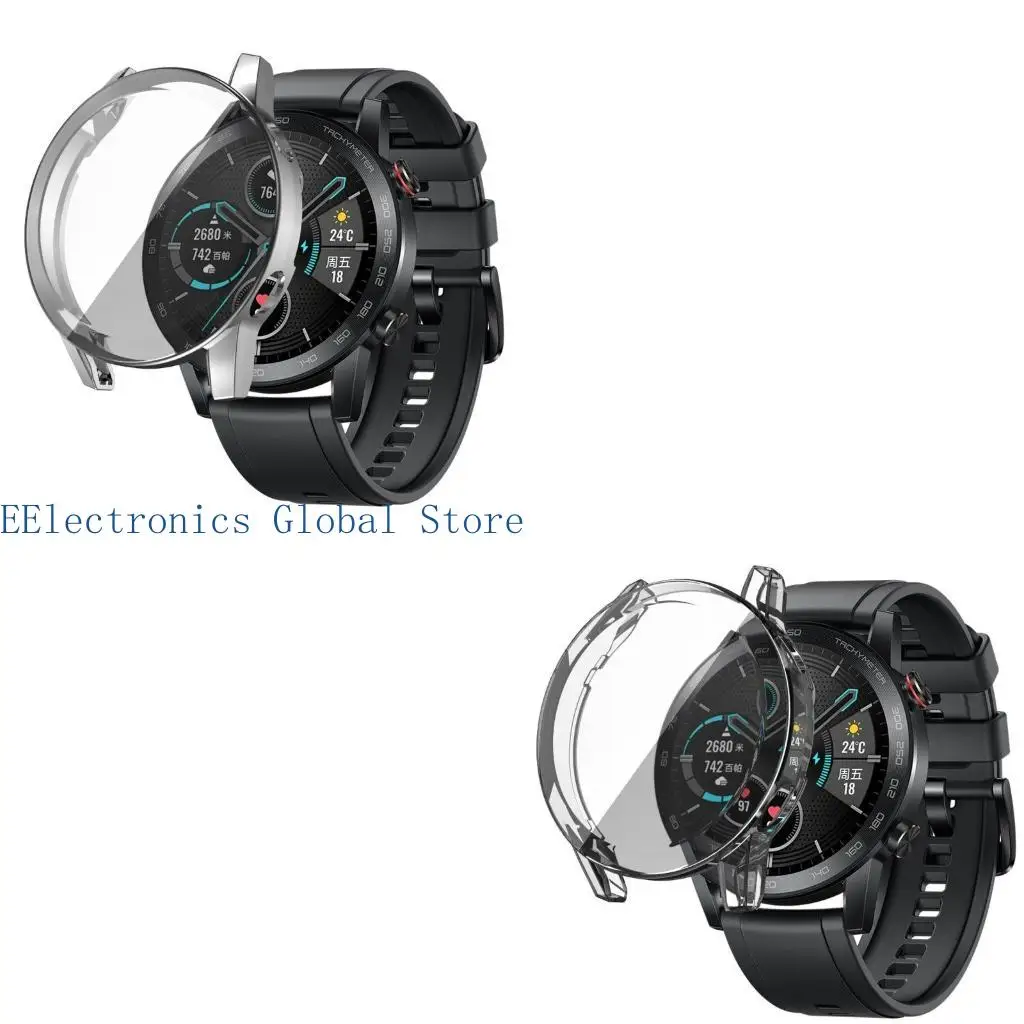 

462B Противоударный чехол для смарт-часов 2 46 мм Защитная пленка на весь экран 46 мм