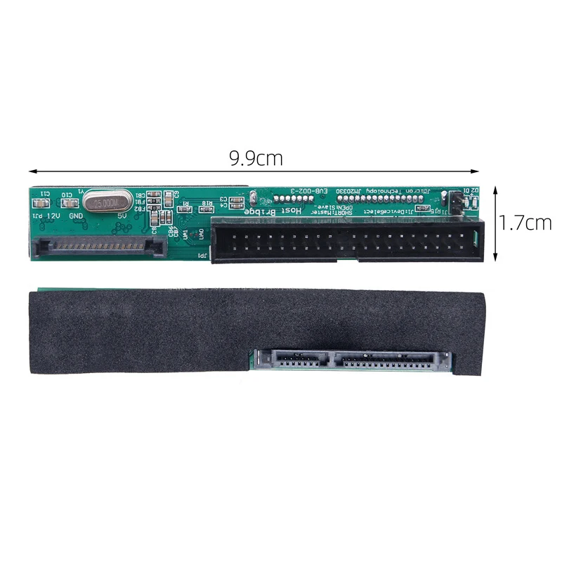 SATA para IDE adaptador macho, 2.5 ", SATA fêmea para 3.5 IDE conversor macho, 40 Pin Port, 1.5Gbs, Suporte ATA 133 100 HDD CD DVD