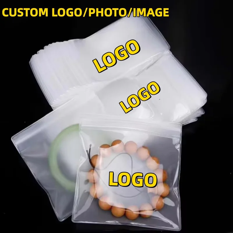 

100 Pack Matte Resealable Zip Lock Bags Thick Frosted EVA Pouches for Jewelry Beads Phone Accessories Small Gift Storage