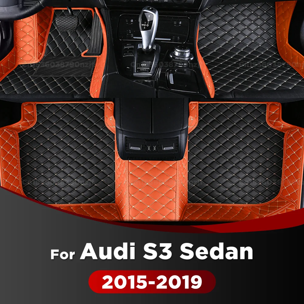 

Для Audi S3 седан 2015-2019 16 17 18 автомобильные коврики на заказ автомобильные подушечки для ног автомобильный ковер чехол аксессуары для интерьера