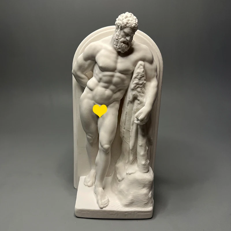 Hercules muscle, strongman plaster statue sculpture crafts, home decoration ornaments, art sketches, teaching aids, gifts