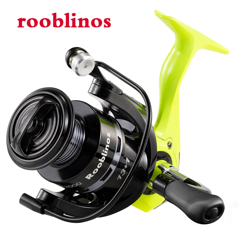 Rooblinos MX Fishing Reel Full Metal Spool Grip Saltwater Freshwater Suitable For Any Fish Species Fishing Line Spinning Reel