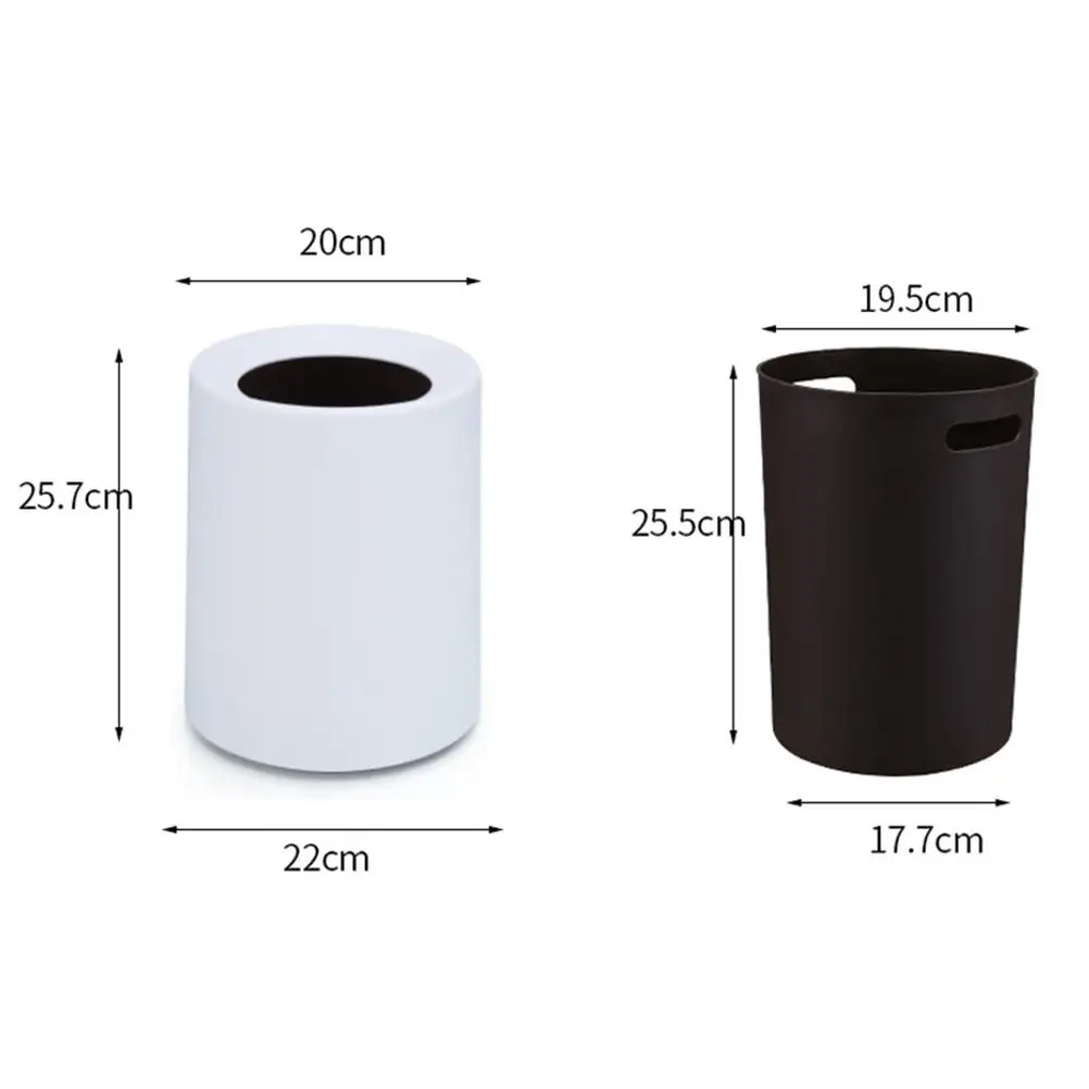 

Foldable Trash Cans Garbage Container Waste Bin Dustbin for Home Bedroom Kitchen Office Plastic Wastebasket Desktop Can Storage