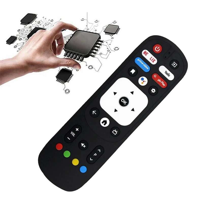 Replace RM-C3287 Voice Remote Control For JVC RM-C3570 For KENWOOD For Motorola Smart TV Remote Control Durable Easy Install