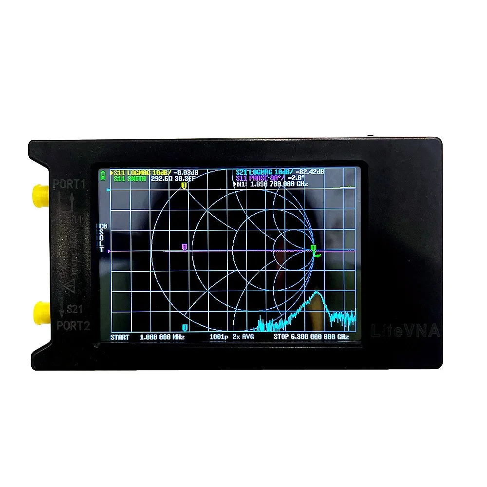 NEW 4 Inch LiteVNA 6GHz Vector Network Analyzer 50KHz~6.3GHz Antenna Analyzer 4” TFT LCD Shortwave MF HF VHF 0.3.1 Version VNA