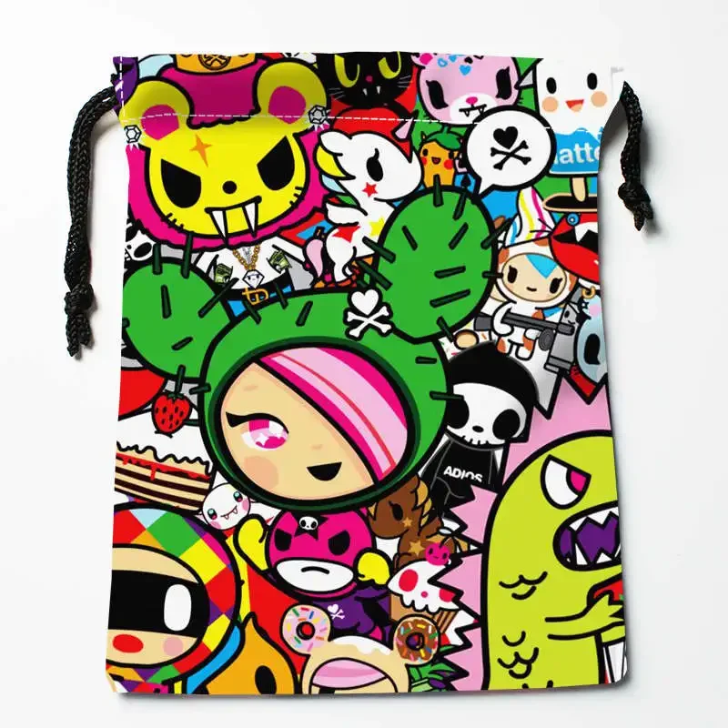 New Arrival Tokidoki Drawstring Bags Custom Storage Printed Receive Bag Type Bags  Storage Bags Size 18X22cm