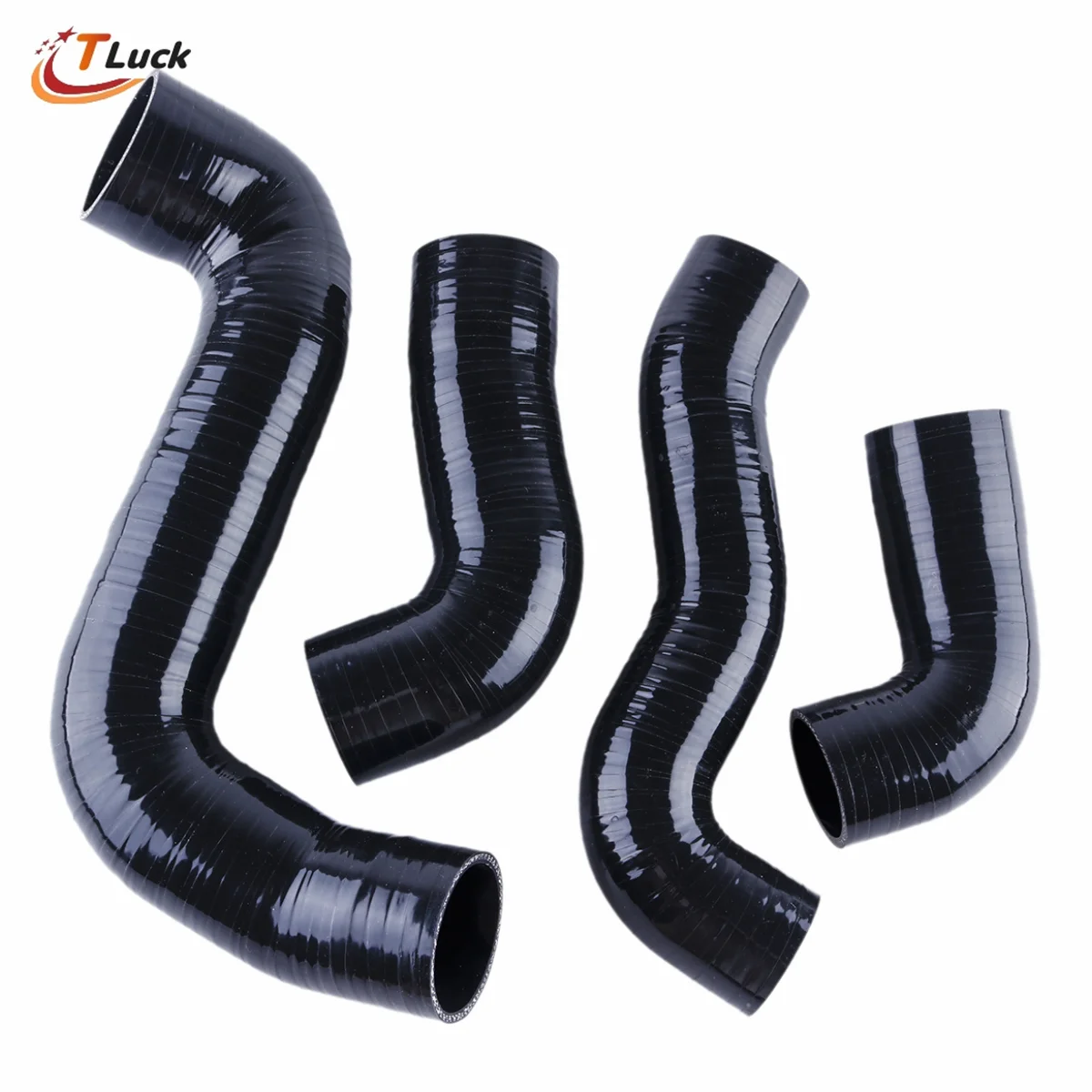

4PCS For Mini Cooper S JCW R56 R57 R55 2006-2013 Intercooler Turbo Boost Silicone Hose Tube Pipe Kit