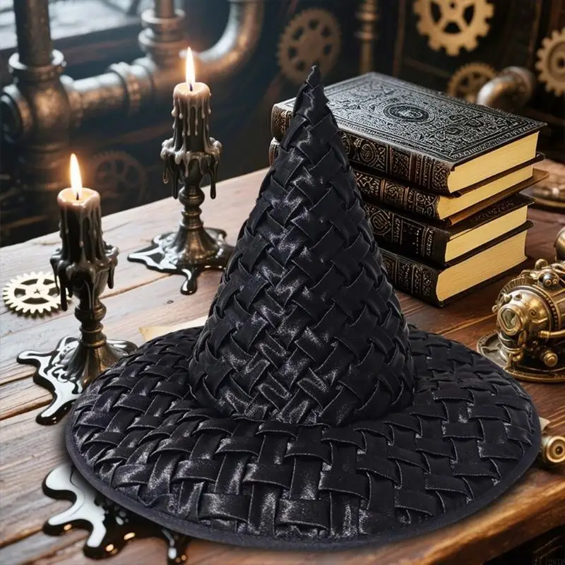 2025 Nouveau design torsadé unique chapeau fête d'Halloween polyester unisexe pour les enfants adultes