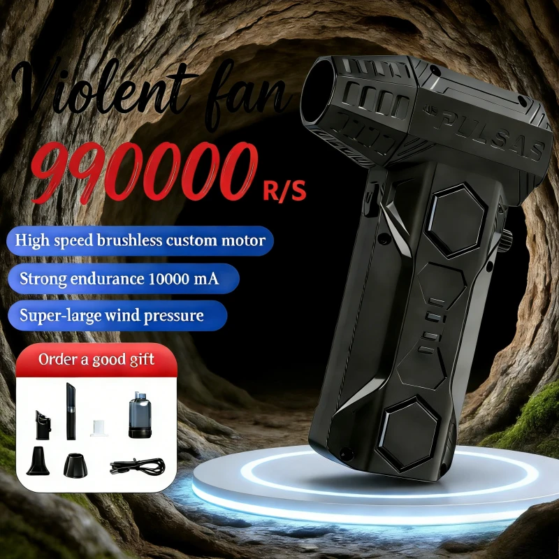 

X11 Air Duster Vacuum Blower | 500000RPM High Power | Power Display | Car Cleaning & Multi-Purpose Use