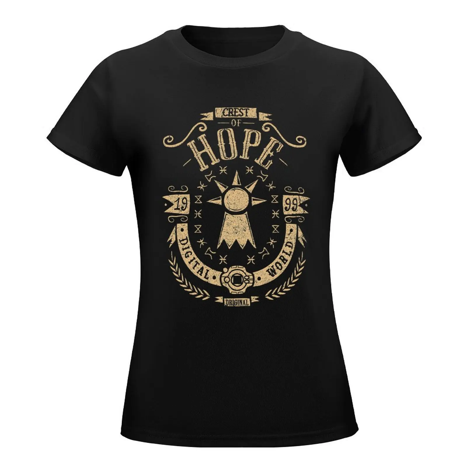 Crest of Hope - Angemon - T.K T-Shirt hippie clothes cute clothes black t-shirts for Women