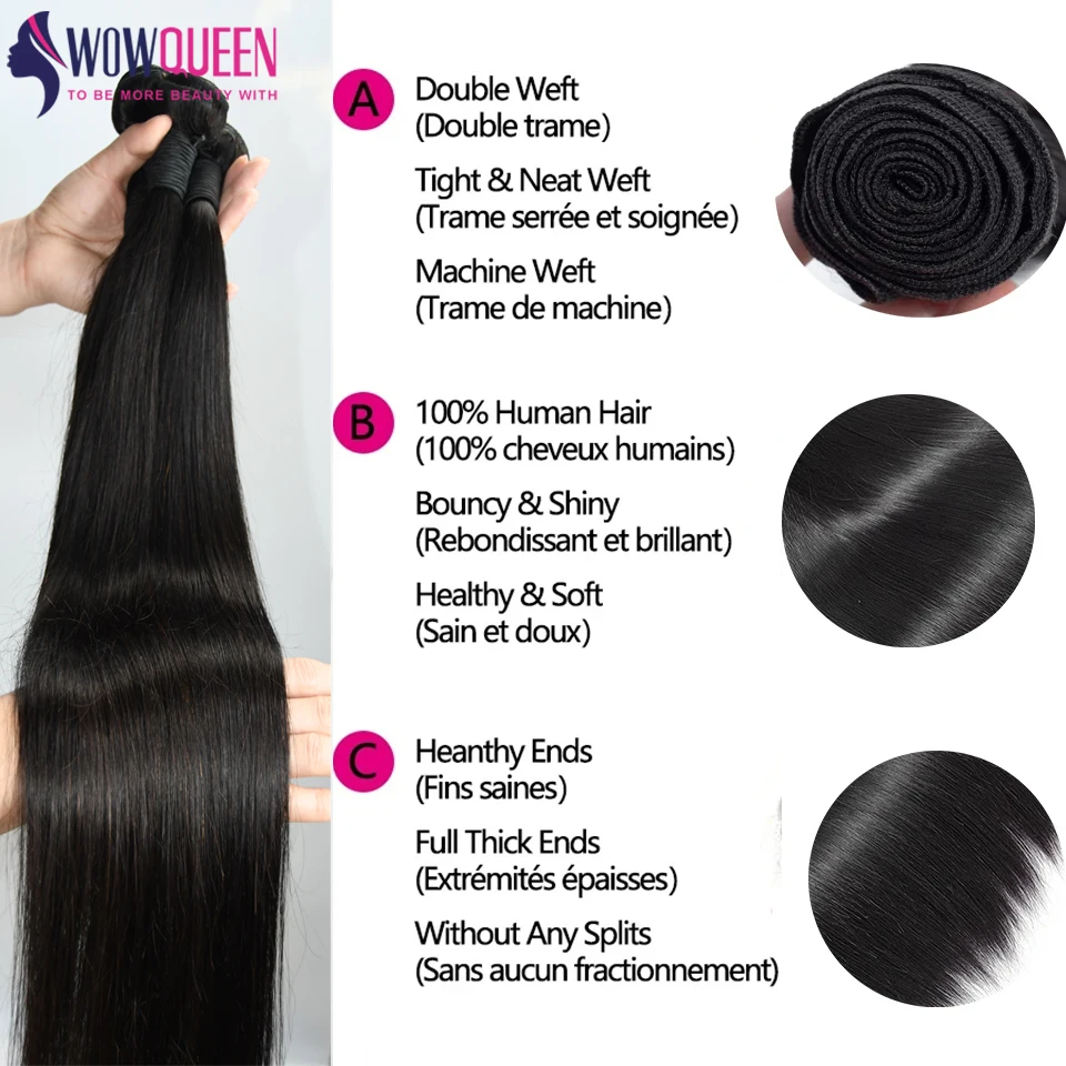 5x5 الدانتيل إغلاق مع حزم بيرو حزم مستقيمة 12-32 بوصة طويلة الخام نسج على شكل شعر إنسان حزم مع إغلاق الدانتيل 6x6 #5