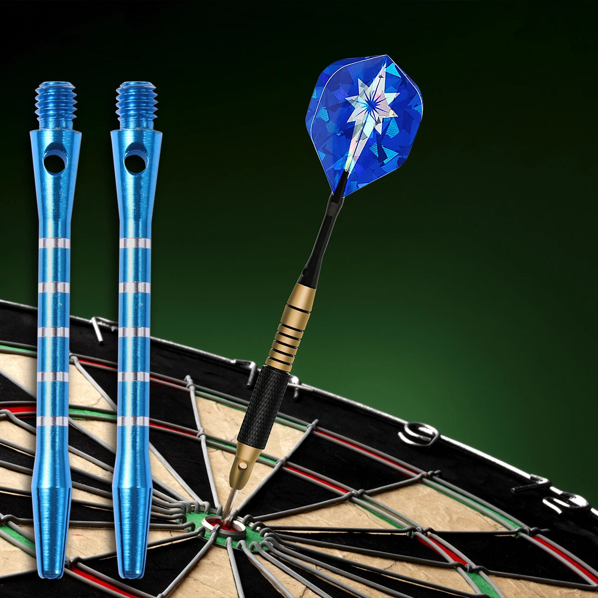 

20 PCS Dart Shaft Throwing Toy Medium Shafts Accessories Set Aluminium Alloy