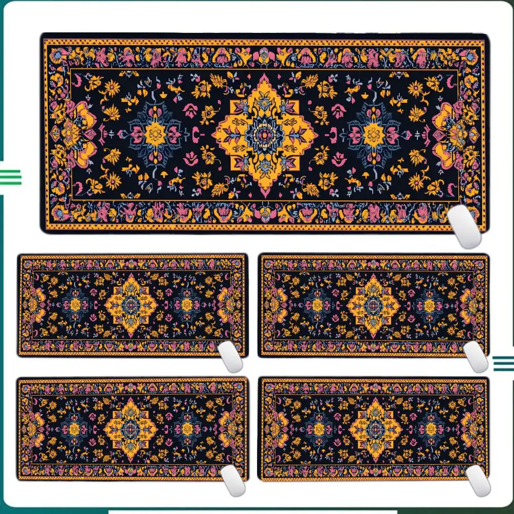 Retro Persia style Design Mouse pad Computer Keyboard Pad Mouse Mat Gamer Soft Office Carpet Table Mat Desktop MousePad