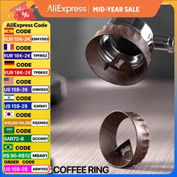 51/58mm Coffee Dosing Cup ABS Espresso Dosing Funnel Brewing Bowl Portafilter Dosing Ring Coffee Accessories