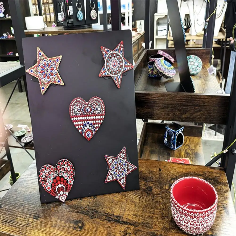 Memo Display Board Metal Memo Board with Magnetic Surface for Office Home Use Desktop Display Stand for Notes Photos for Memos