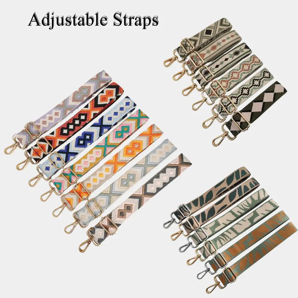 3.8cm Wide Classic Bag Handles High Quality Shoulder Bag Straps Replacement Bag Belts  Adjustable Muti-Colors Crossbody Straps