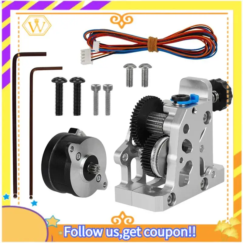 

A01K-Dual Gear Extruder HGX-LITE-Extruder Hard Steel Reduction Gear High Speed Motor For CR10 CR 10S Ender3 V2 VORON