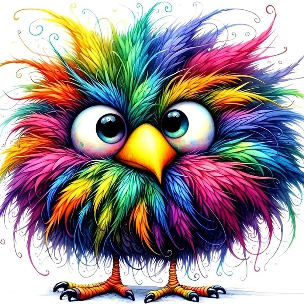EverShine 5D Diamantmalerei Huhn Vollquadrat Rundbohrer Stickerei Cartoon Tier DIY Mosaik Neuheiten Handgemachtes Geschenk