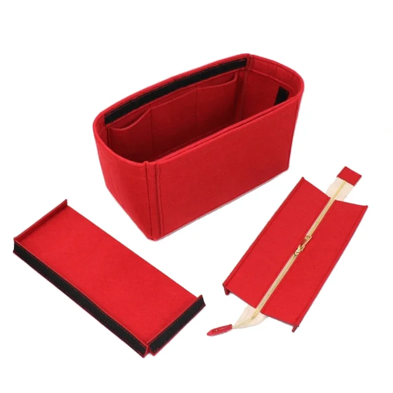 EverToner Make Up Organizer Insert Bag  Fit Speedy Never Handbag Travel Inner Purse Portable Cosmetic Bags