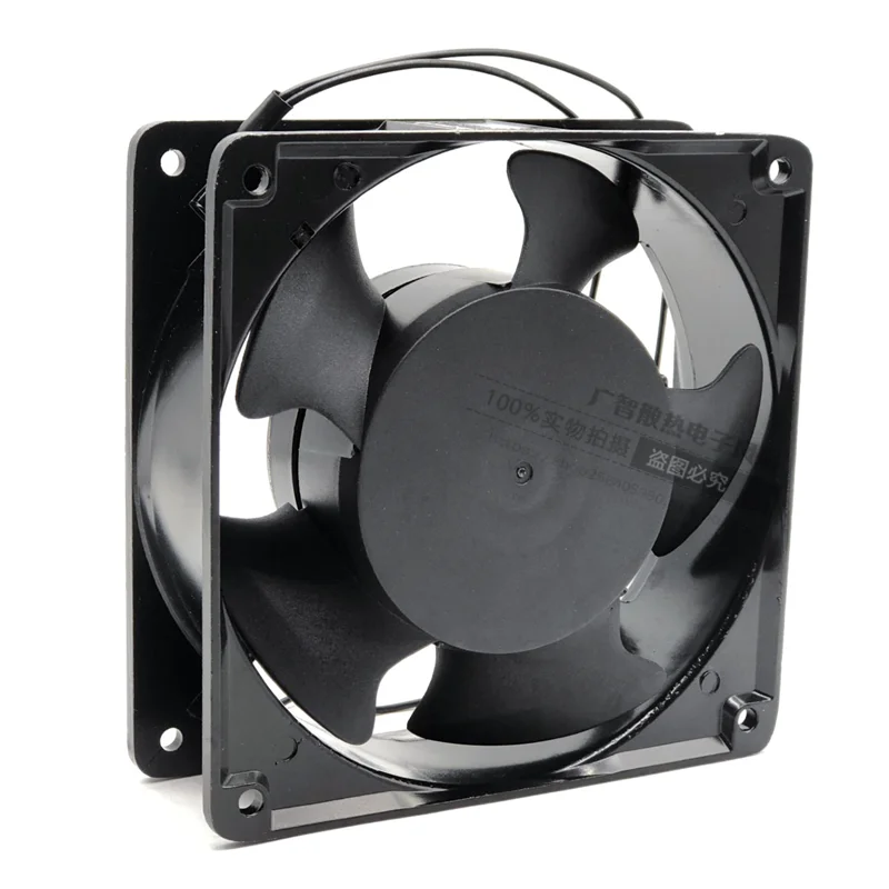 G12038HA2B-7P AC 220V 0.14A 120x120x38mm 2-Wire Server Cooling Fan