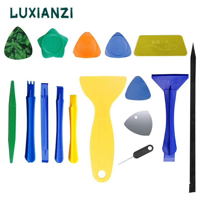 LUXIANZI Mobile Phone Screen Opening Repair Tool Kit For Samsung HuaWei Phone Pry Bar Screen Disassemble Repairing Tools Set