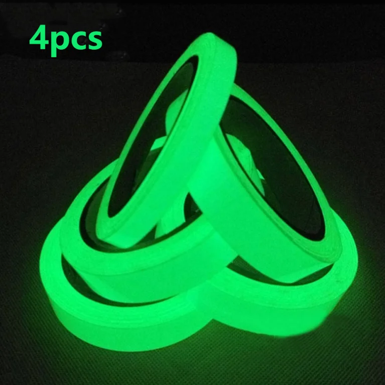 الصيد رود الفلورسنت ملصق 100x1.5/2/3/4 سنتيمتر PET مقاومة للماء مضيئة مؤشر ملصق ليلة قصبة صيد خشبية اكسسوارات