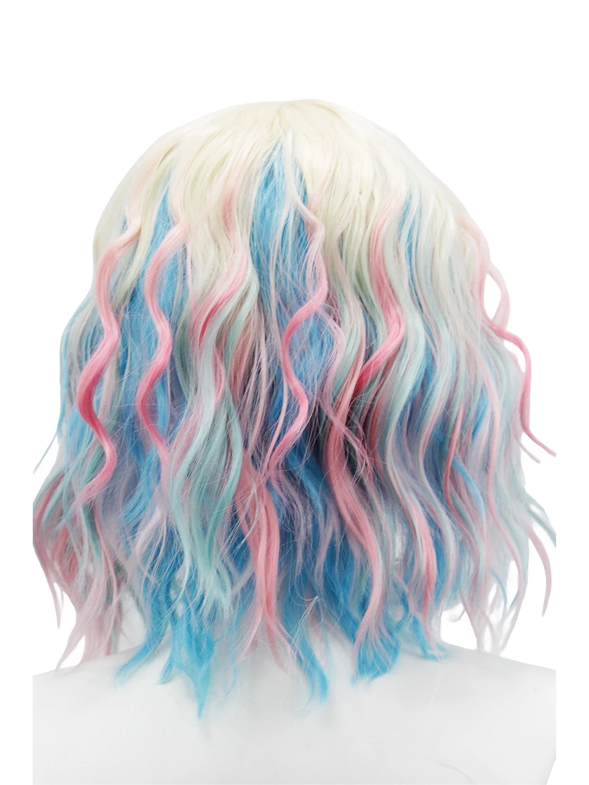 شعر مستعار صناعي من الألياف الكيماوية ذات شعر قصير مضاد للفتحة من Color Qi Bangs |   مسلسل التلفزيون الأمريكي الأربعاء لعب الأدوار شعر مستعار #5