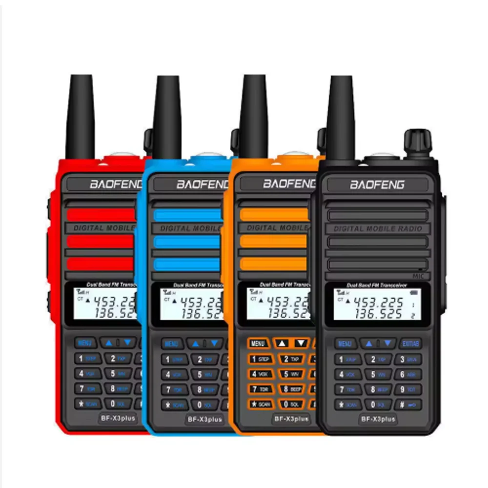 Baofeng BF-X3 Plus Walkie Talkie - For Road Trips & Outdoor Use, Civilian FM Handheld Two-Way Radio
