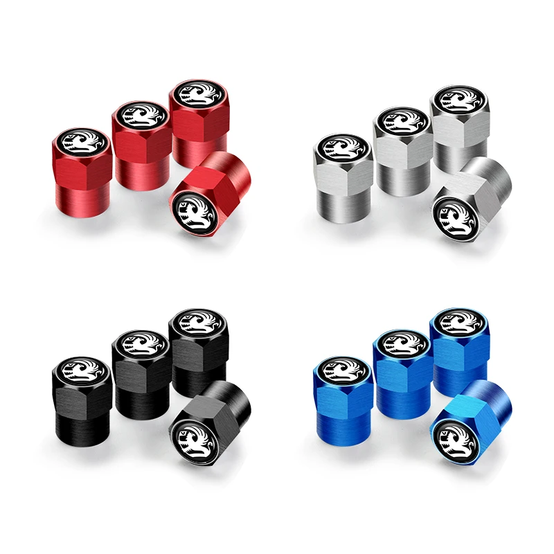 4pcs Car Wheel Tyre Valve Stem Caps Dust Accessories For Vauxhall VXR Dokker Lodgy Logan Sandero Duster Stepway Auto Decoration