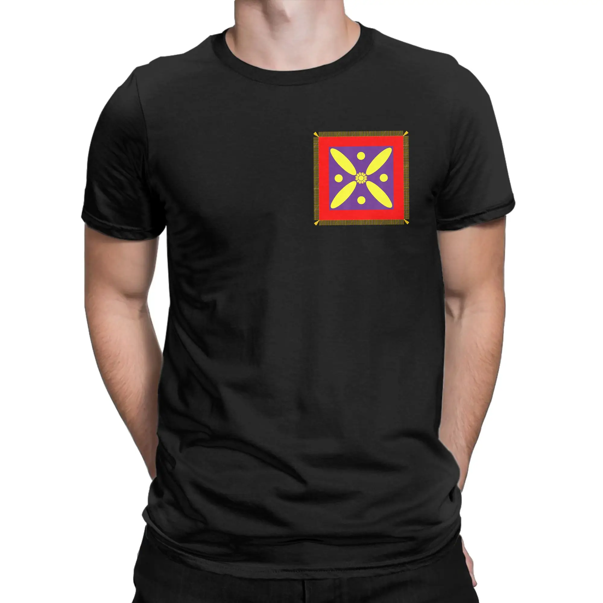 Iran Derafsh Kaviani Lotus Flower Iranian Flag Men T Shirt  Vintage Tees Short Sleeve O Neck T-Shirts Pure Cotton Plus Size Tops