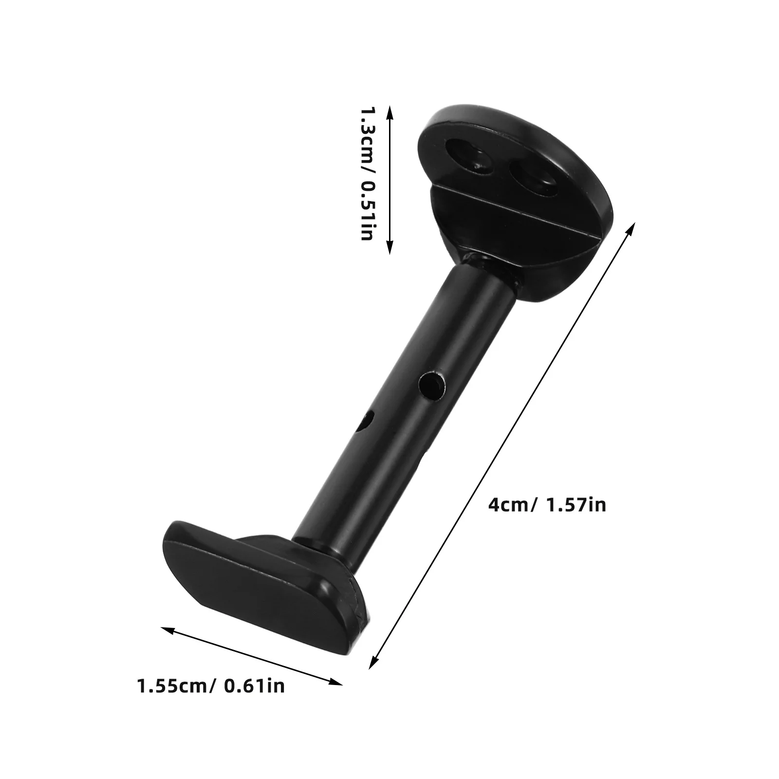 2 قطعة مسامير الكمان Chinrest استبدال معدني أسود ل 34 44 الكمان مستقرة تصاعد مسامير إصلاح الملحقات