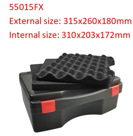 Multifunctionele Hardware ToolBox Draagbare Plastic Instrumentenkoffer Notebook Beschermende Opbergdoos Outdoor Apparatuur Gereedschapskoffer