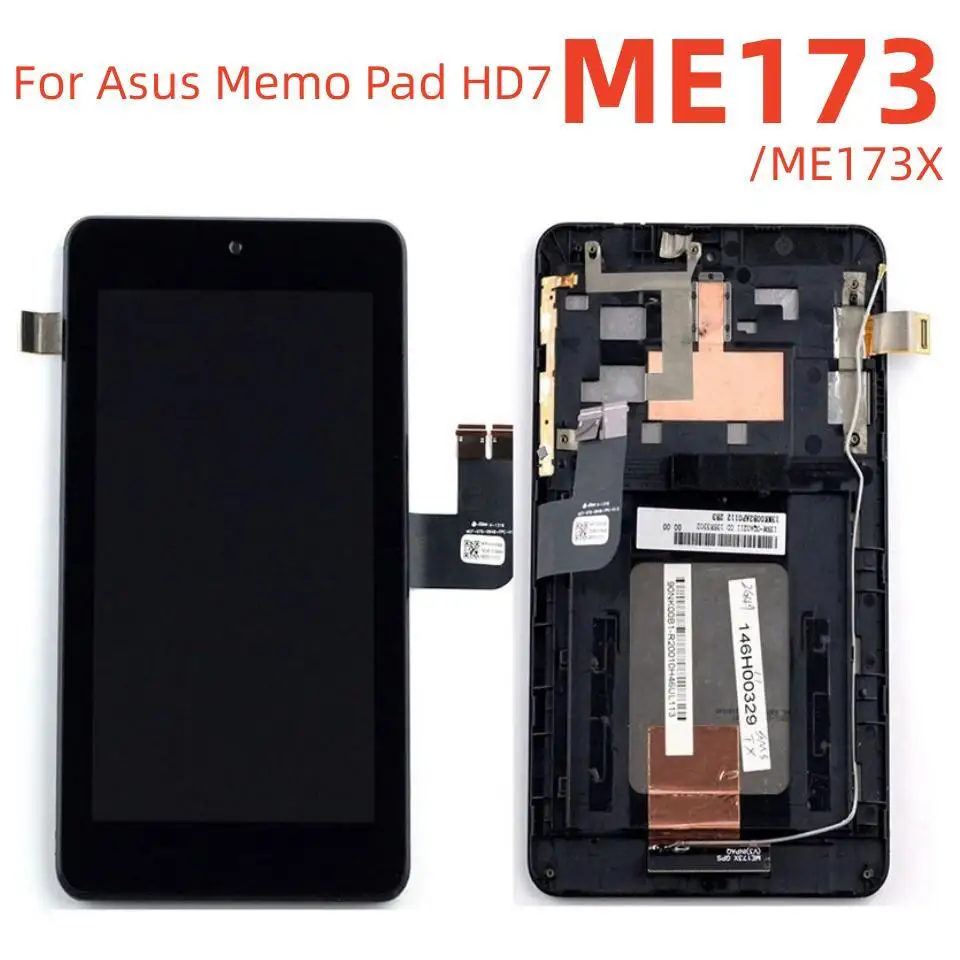 

7" For Asus Memo Pad HD7 ME173 ME173X K00B LCD Display Touch Screen Frame Digitizer Assembly For N070ICN -GB1 LD070WX4-SM01 LCD