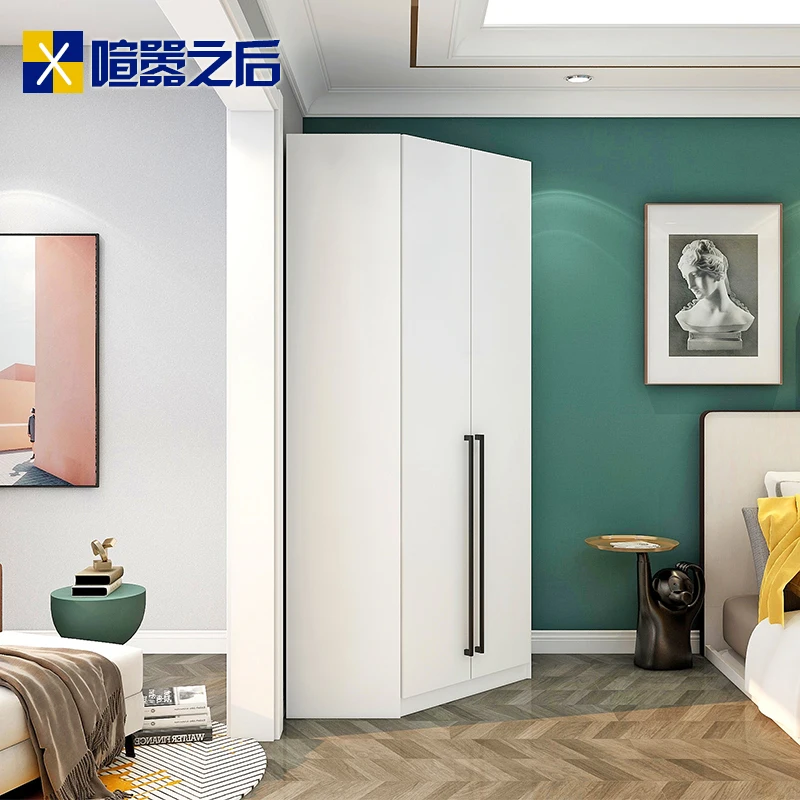 Triangle Corner Cabinet Multifunction Corner Locker Wardrobe Can Be Customized 8a3