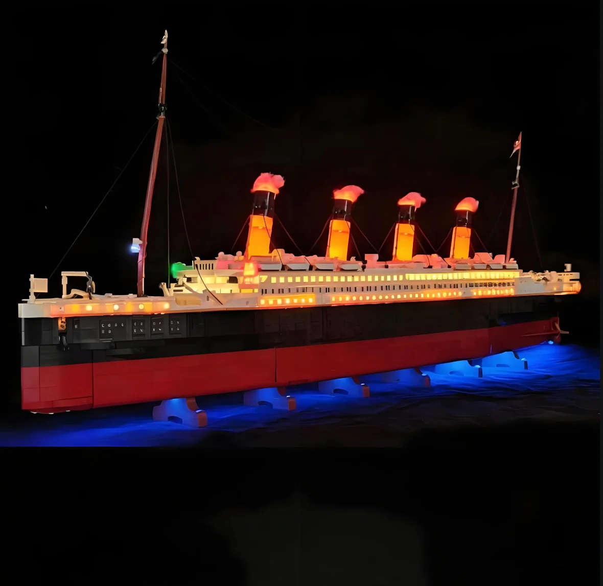 RC LED Kit For 10294 Titanic Boat Building Blocks Accessories Toys Lamp Set (Lighting /Blocks Model)