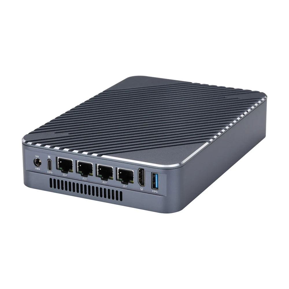 Pengiriman gratis 4 Gigabit Lan dengan Core I3 1115G4 i5 1135G7 I7 1165G7 Qual Cores prosesor Gateway Router rumah