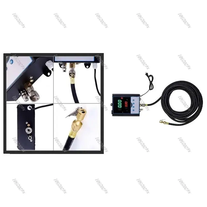

Wall Mount Digital Tire Inflator Pump for Car - Automatic Workshop Factory Maintenance Tool with Display