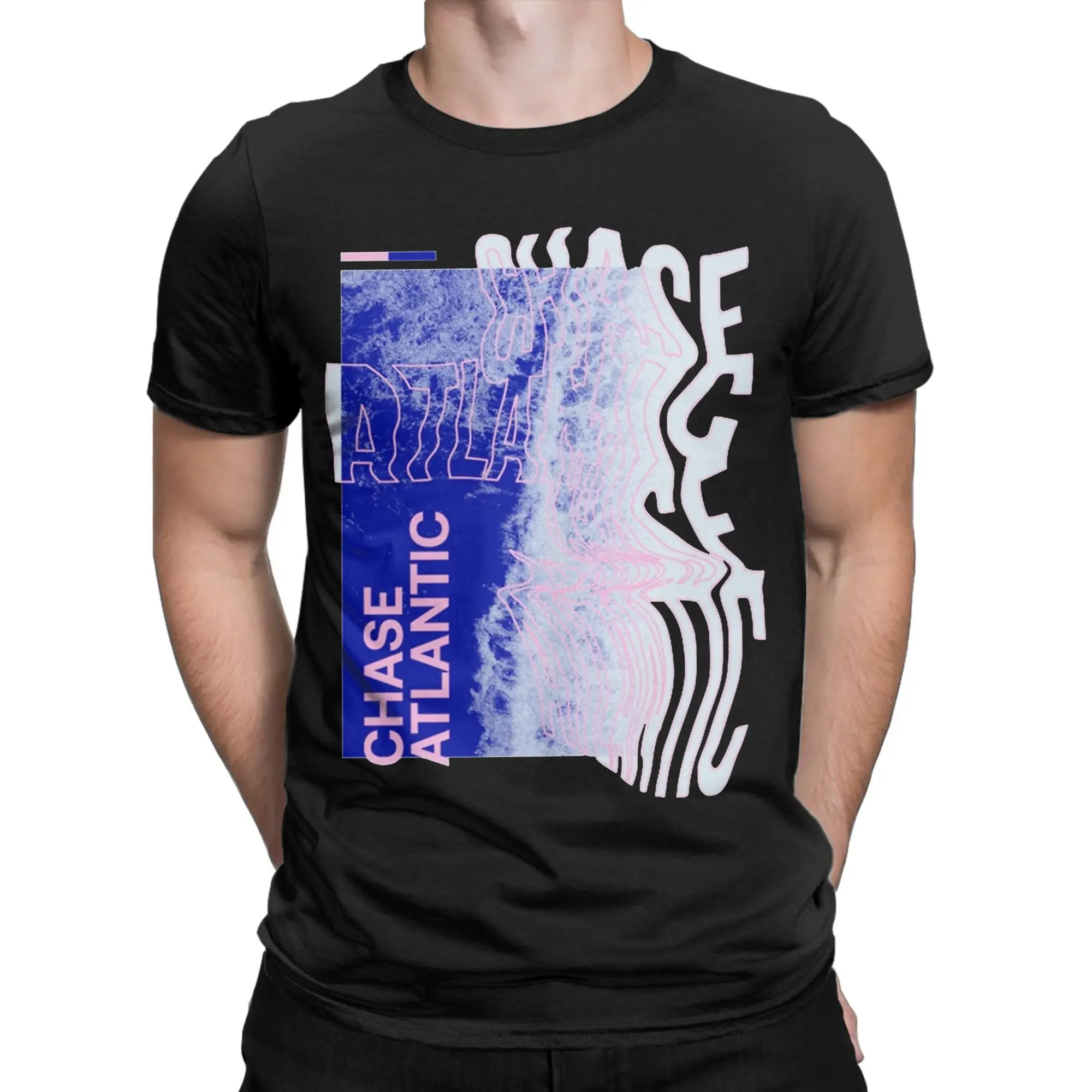 Funny Chase Atlantic Tidal Wave T-Shirts Men Round Neck 100% Cotton T Shirts  Short Sleeve Tee Shirt Adult Clothing