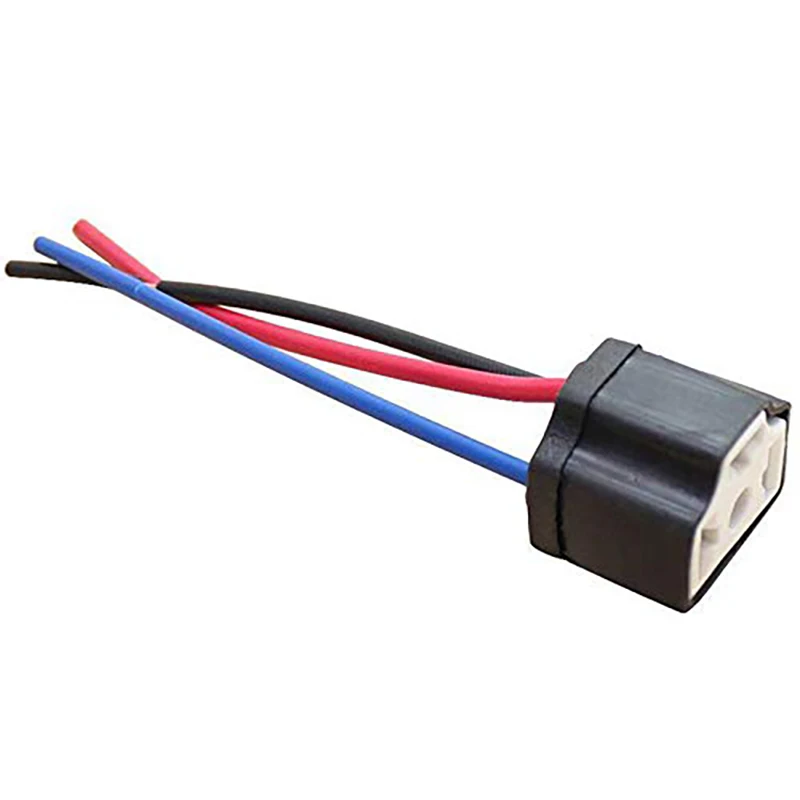 2pcs H4 9003 HB2 Headlight Connector Socket Ceramic Female Plug Wire Harness Adapter for Car Truck Motorcycle LED Halogen Bulb view 4