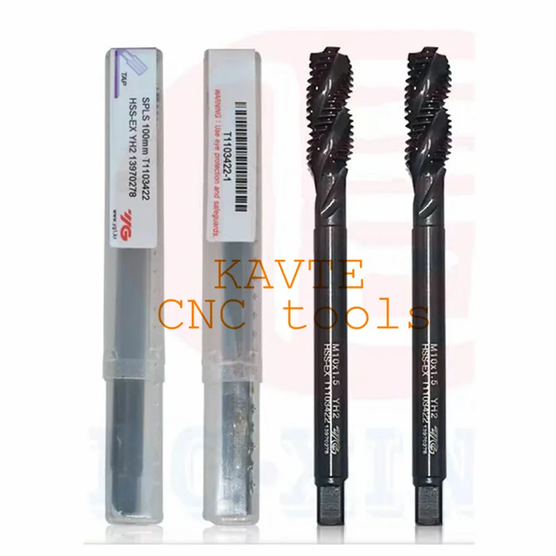 Novo 1 peça feita na coreia M3-M20 100mm 150mm YG-1 t1103 t1105 HSS-EX torneira espiral longa processamento: liga de aço, etc.